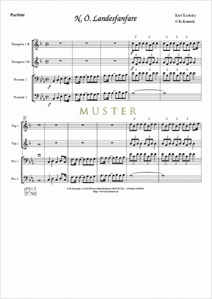 KAUTZKY, Karl - N.Ö. Landesfanfare (Blechbläserquartett)