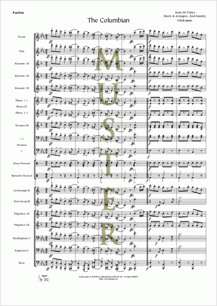 FULTON, James M. - The Columbian (Blasmusik)