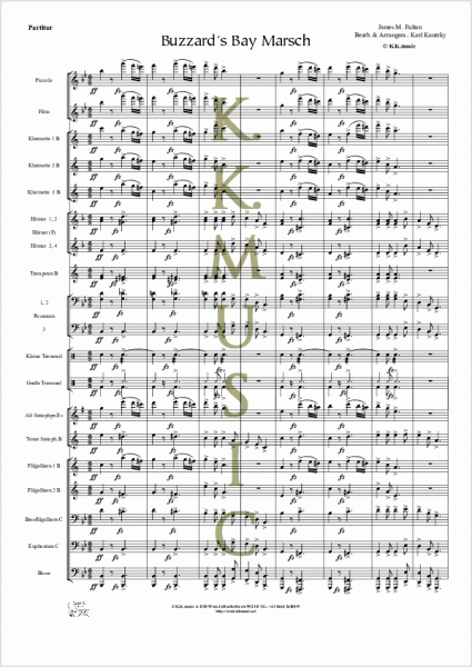 FULTON, James M. - Buzzard´s Bay Marsch (Blasmusik)