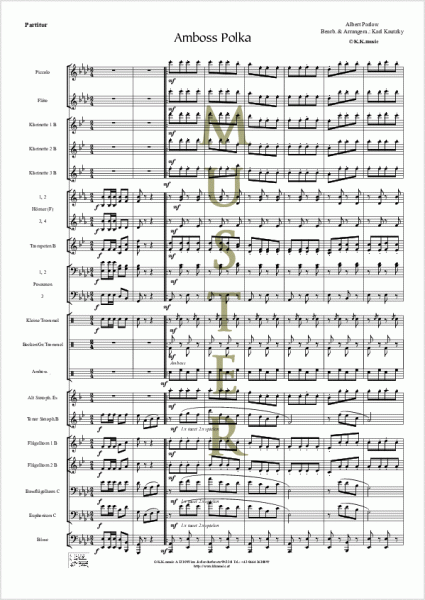PARLOW, Albert - Amboss Polka (Blasmusik)