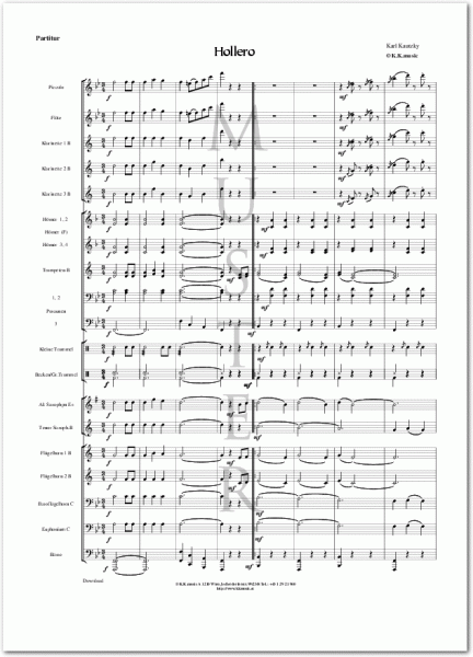 KAUTZKY, Karl - Hollero (Blasmusik)