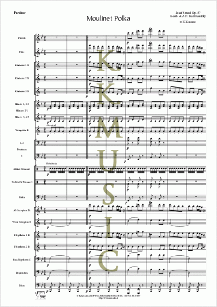 STRAUSS Josef - Moulinet Polka (Blasmusik)