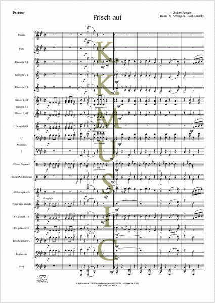 PENSCH, Robert - Frisch auf (Blasmusik)