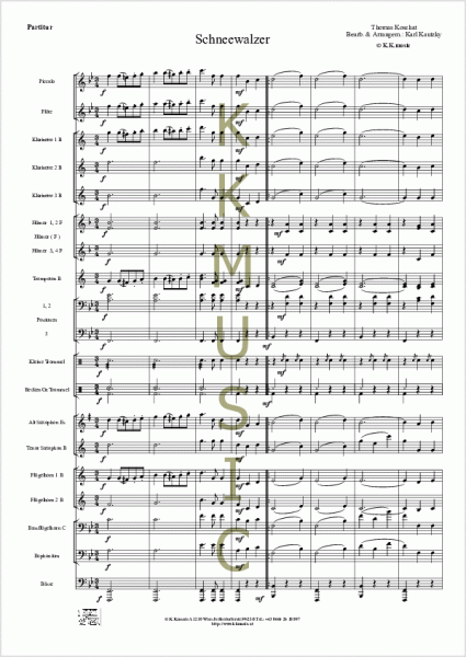 KOSCHAT, Thomas - Schneewalzer (Blasmusik)