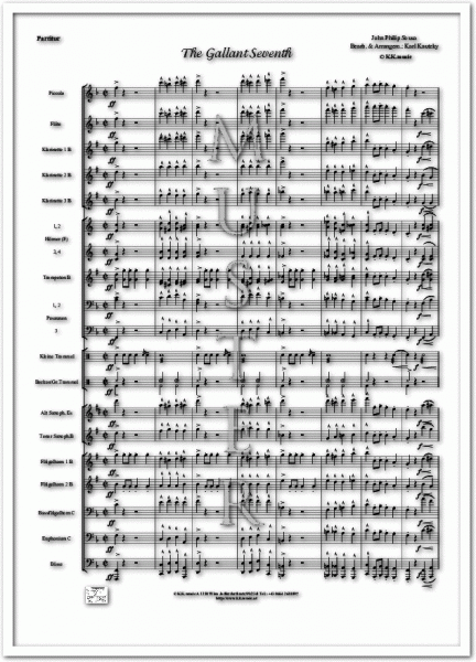 SOUSA, John Philip - Gallant Seventh (Blasmusik)