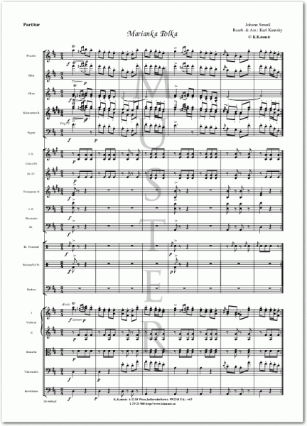 STRAUSS, Johann - Marianka Polka (Orchester)