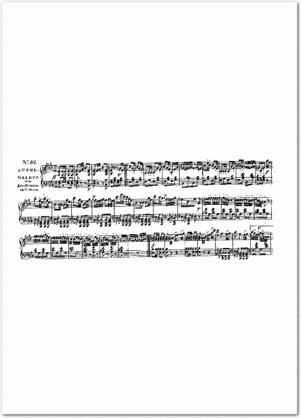 STRAUSS, Johann Vater - Sperl Galopp (Klavier)