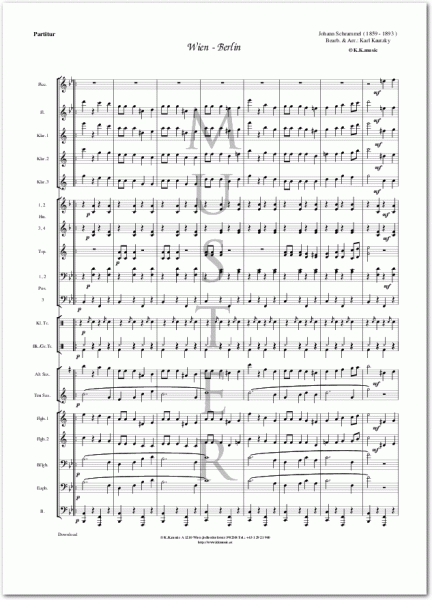 SCHRAMMEL, Johann - Wien - Berlin (Blasmusik)
