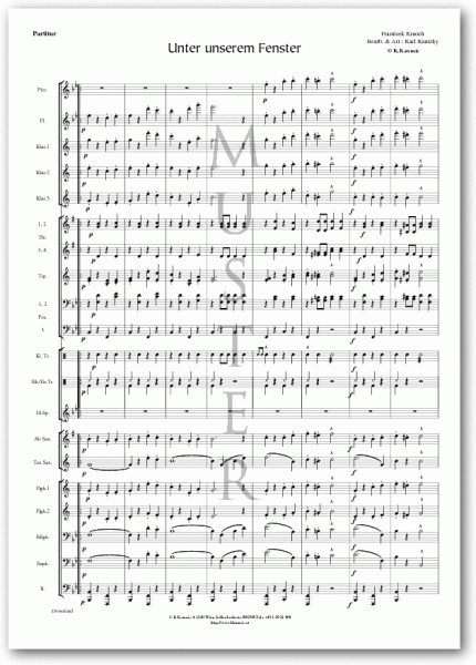 VOLKSWEISE - Die Weihnachtsnachtigall - Weihnachten (Blechbläserquartett)