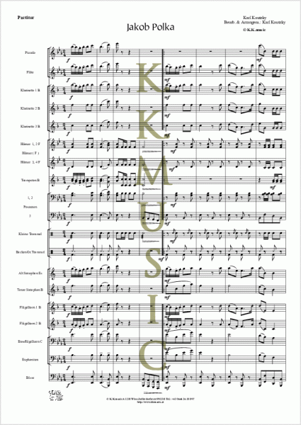 KAUTZKY, Karl - Jakob Polka (Blasmusik)