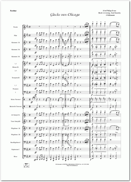 SOUSA, John Philip - Glocke von Chicago (Blasmusik)